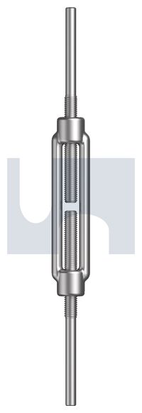 TURNBUCKLE GALVANISED STUB / STUB M8